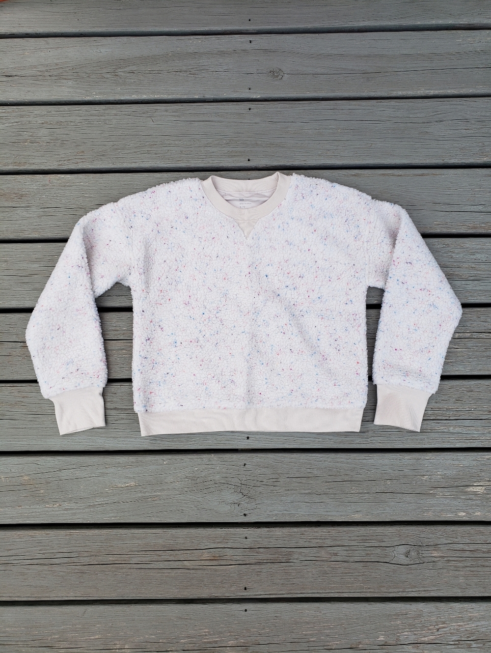 All In Motion Girls Faux Shearling Confetti Pullover Size XL (14)